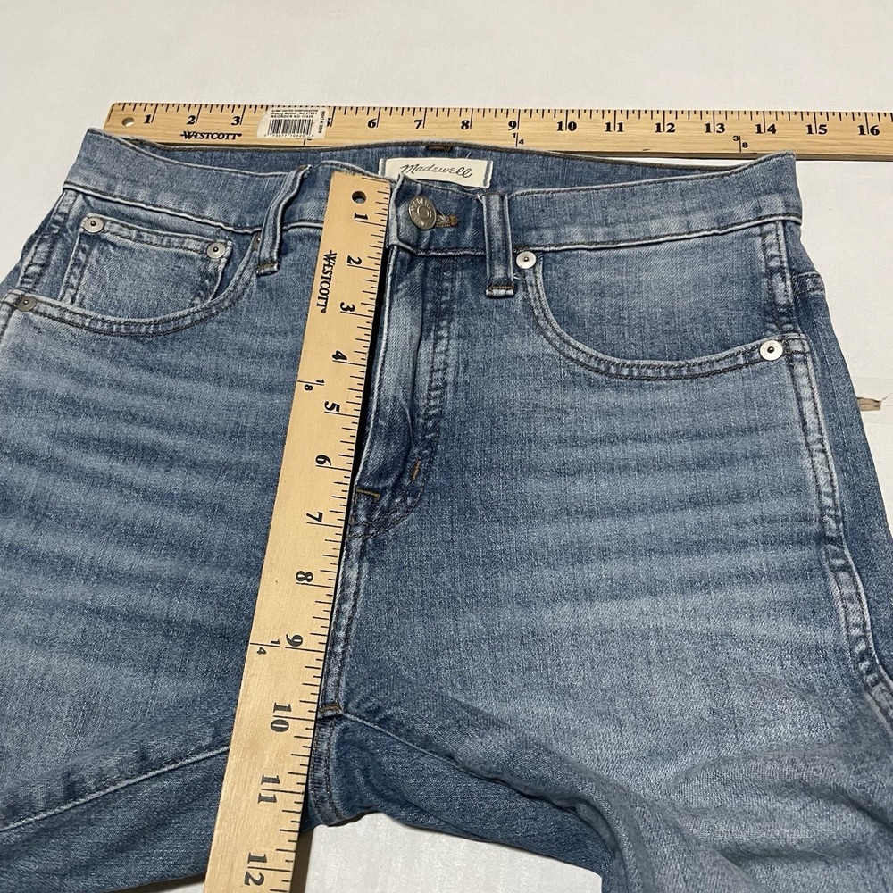 Madewell Jeans Womens 28 X 26 Boot Cut Mid Rise Light Wash Stretch Cali Demi - Picture 4 of 11